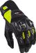 LS2 Spark II Gants de moto en cuir Noir/Jaune fluo Taille M