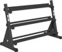 Tunturi Platinum Hexa Rubber Dumbbell Rack - Zwart