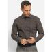 OLYMP Casual Regular Fit Overhemd zwart, Bedrukt