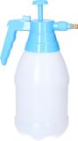 CM Plantenspuit met hoge druk sproeier/vernevelaar - kunststof - 1.5 liter - blauw