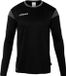 Uhlsport Squad 27 Voetbalshirt Lange Mouw Heren - Zwart / Antraciet | Maat: 3XL