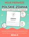 Moje pierwsze polskie zdania: Kolorowanka, pisanie po śladzie i pierwsze zdania dla dzieci 5-8 lat | 50 słów i 50 zdań | My First Polish Sentences - Colouring & Tracing Book