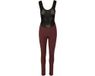 AGU Essential - Bibtight - Warme fietsbroek voor dames - Winter - Met zeem - Bruin - S