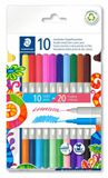 STAEDTLER Dubbelzijdige Stiften 10 Stuks - 20 Kleuren