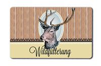 Design ontbijtplankje met motief in wildvoering.