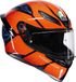 AGV K1 S Speedarmor Casque - Taille XS - Orange/bleu/Noir