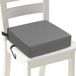 Lexium Rehausseur de chaise pour chaise de salle à manger - Rehausseur tout-petit table à manger - Enfants - Siège d'appoint - Coussin d'assise table - Rehausseur pour enfants et adultes - Rehausseurs de chaise pour table à manger - Coussin rehausseur en mousse à mémoire de forme - Confort ergonomique