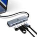 BIGBIG WON USB 3.2 Hub HDMI met 4 USB A-poorten, USB 3.2 Gen 2 Speed 10 Gbps, 50 cm kabel, multipoort-adapter USB voor Mac Mini, laptop