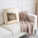 YourSurprise Beige Housse de coussin personnalisée - 40 x 40 cm