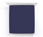 Bella Donna Jersey La Piccola Topperhoeslaken 200x190-200 cm marine-0507