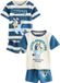 Next Jongens Set van 2 korte pyjama's Blauw/Wit