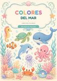 Colores del mar: Libro para colorear