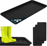 KOTARBAU® 3 stuks Schoenenlekbak, Lekbak Schoenen, Kunststof, 72 x 35 cm, Zwart