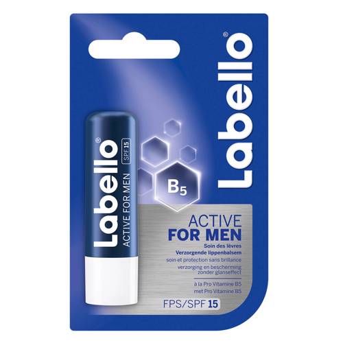 Labello For Men Active Care - Lippenbalsem - SPF 15 - 4.8 g
