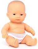 MINILAND Babypop - Aziatisch Meisje 21Cm - Met Vanillegeur - Waterdicht - 10 Maanden
