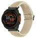 By Qubix Qubix Elastische Solo Loop nylon bandje - Beige - Geschikt voor Garmin Fenix 9 / 9 pro - 43mm