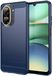 Techsuit Hoesje geschikt voor Xiaomi Redmi A5 173.3mm - Carbon Silicone Back Cover - Blauw