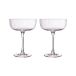 ERNST Verre sur pied Ernst, lot de 2 Transparent