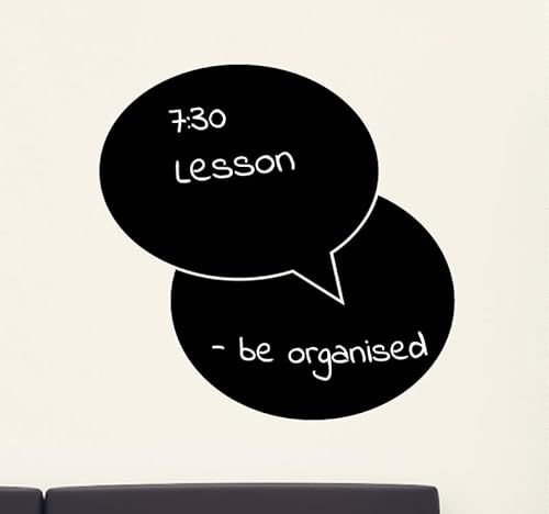 Ambiance Sticker leisteen krijtbord - 70x70cm