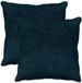vidaXL Kussensloop Marineblauw 70 x 70 cm Katoensatijn 2 stuks