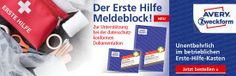 Avery Eerste Hulp Aangifteblok, liggende A6