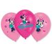 Amscan 6 Minnie™ ballonnen - Feestdecoratievoorwerp - roze