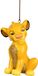Kurt S. Adler Disney Simba 9cm Yellow Plastic Christmas Ornament