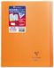 Clairefontaine 981409C Pak met 10 Geniete Schriften Koverbook Oranje - 24x32 cm - 96 Pagina's Grote Ruitjes - Wit Papier 90 g - Polypro Omslag