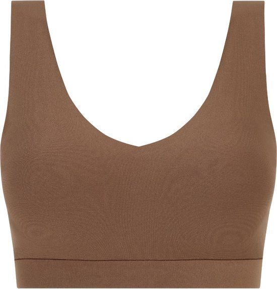 Chantelle SoftStretch V-Neck Top - Cacao - XL/2XL