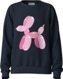 NAME IT NKFVENUS LS NREG SWEAT BRU Meisjes Sweater 146/152 Katoen Navy Blazer