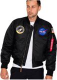 Alpha Industries Ma-1 Vf Nasa Jasje Zwart M