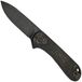 WE Knife WE18062XA-3 Elementum Black Stonewashed CPM MagnaCut, Black/Bronze Titanium couteau de poche
