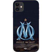 Maniacase iPhone 12 mini OM-logo blauw en goud stadion hoesje