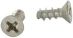 Vis PVC tête fraisée TF Phillips 4x10 filetage 40 degrés inox A2 - 1 pièce