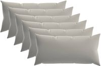 vidaXL Kussensloop 6 stuks HEERLEN Grijs 40 x 70 cm Polyester