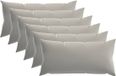 vidaXL Kussensloop 6 stuks HEERLEN Grijs 40 x 70 cm Polyester