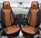 Bremer Sitzbezüge Autostoelhoezen voor Skoda Kodiaq Bj ab 2016 – Stoelhoezen voor bestuurder en passagier in Zwart/Chocoladebruin