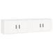 vidaXL TV-wandmeubel & entertainment center, 2 stuks, wit, 100x34,5x40 cm