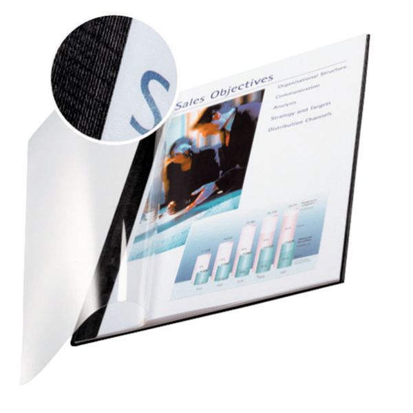 Leitz Soft Covers, zwart, 21,4 x 30,2 x 1,1 cm