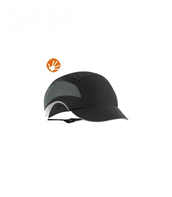 JSP HARDCAP AEROLITE 2,5 cm Safety Cap 06030025 - Zwart - One size