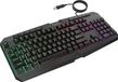 Swissten, clavier de jeu, éclairage RVB, étanche (IPX4), USB, noir