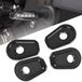 Adaptateurs de moto pour clignotants 4 pièces noir