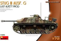 MiniArt Modelbouwpakket Auto - 72110 Sturmgeschütz III - StuG III Ausf. G - Laatste Alkett-productie - Tankjager Plastic - 1:72 - Modelbouw
