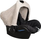 Baby's Only Autostoel zonnekap - Zonnescherm Maxi Cosi 0+ Cozy - Gemaakt van teddystof - Warm Linen