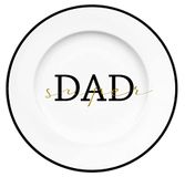 infinite by GEDA LABELS Bord Super Dad Fakegold 21cm