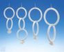 Nobby Vogel speeltouw 2-rings wit 29 x 74 cm