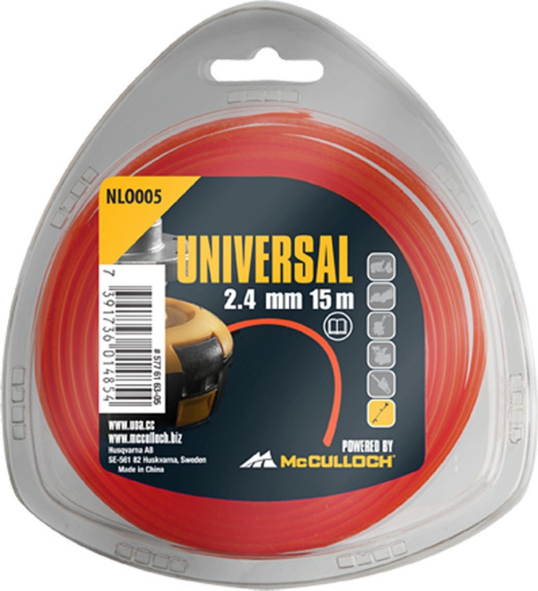 UOA Nylon draad NLO008 2,4 mm x 90 meter