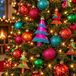 Inge-glas Inge Christmas Kerstballen en kerstboom ornamenten - 31 stuks - gekleurd - kunststof