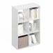 Furinno Pelli Kubieke Opbergkast, 3x2, Plain Wit