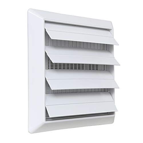 La Ventilazione S19126RB ventilatierooster - ABS - wit - 185 x 185 mm